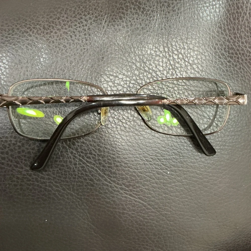 Genevieve Spellbound Brown Metal Eyeglasses Frames
